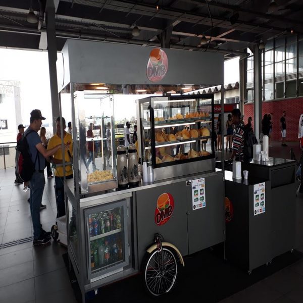 Fabrica de Bike Truck ou Food Bike com Estufa, Geladeira, Bancada, Pia, Aquecedor, Cesto de lixo