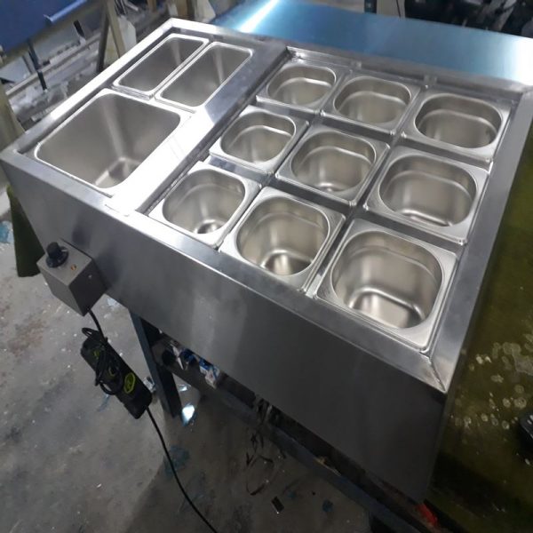 Fabrica de Bancada para cachorro quente em aço inox com cubas