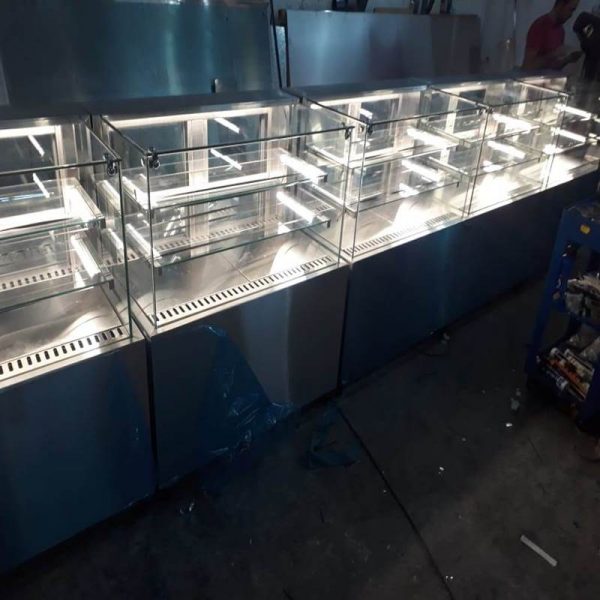 Fabrica de Vitrine Quente em Aço Inox no Ipiranga