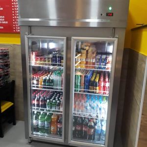 Fabrica de Expositor Vertical Refrigerado com Portas em Aluminio