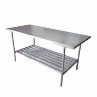 Fabricação de mesa em aço inox sob medida para bares restaurantes lanchonete e confeitaria