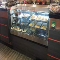 Fabricação de vitrine em aço inox sob medida para bares, restaurantes, lanchonete e confeitaria 2