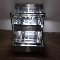 Fabricação de vitrine em aço inox sob medida para bares, restaurantes, lanchonete e confeitaria 2