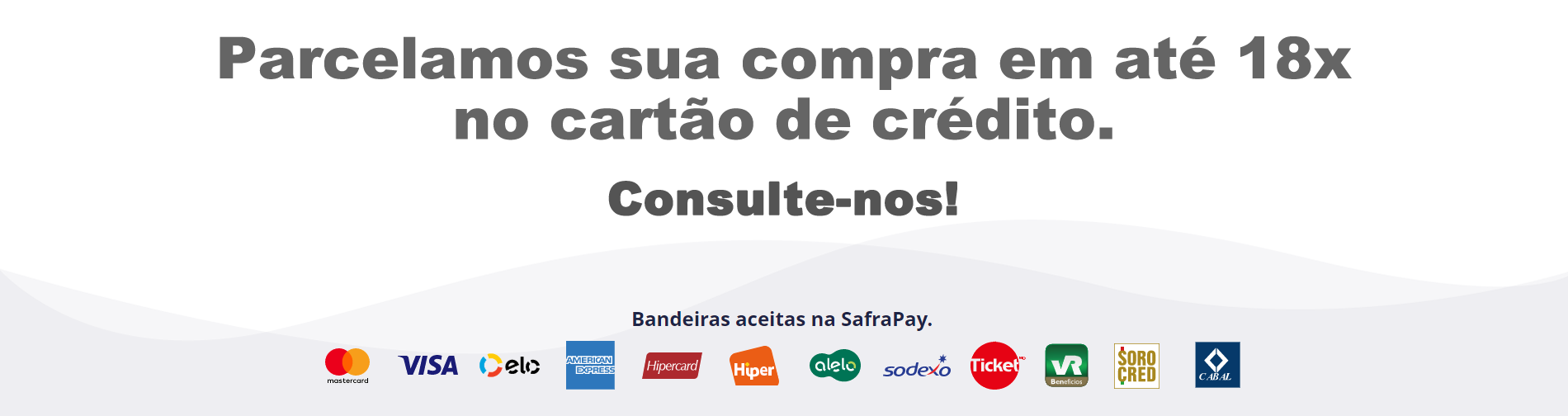 Parcelamos suas compras